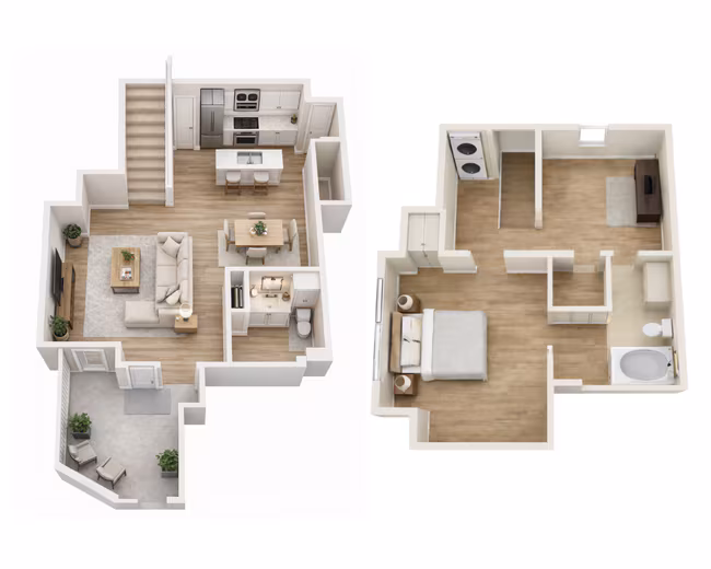 Unit 2301 807 floor plan